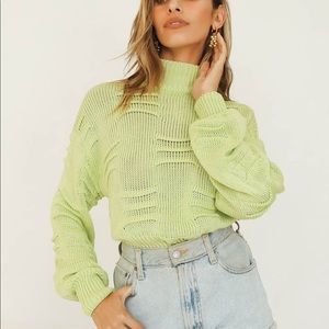 Lime Green Sweater